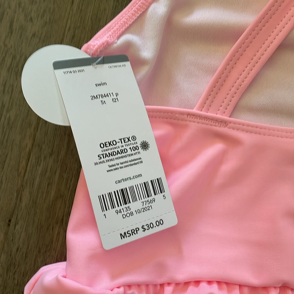 NEW Carter’s swimsuits 5T total of 2 - Picture 5 of 5